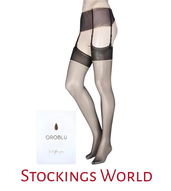Oroblu Stockings and Suspenders Set Caprice - Various sizes