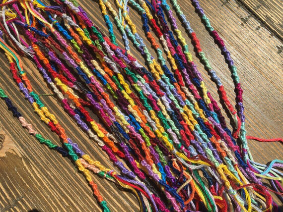 Twisty Spiral Friendship Bracelets