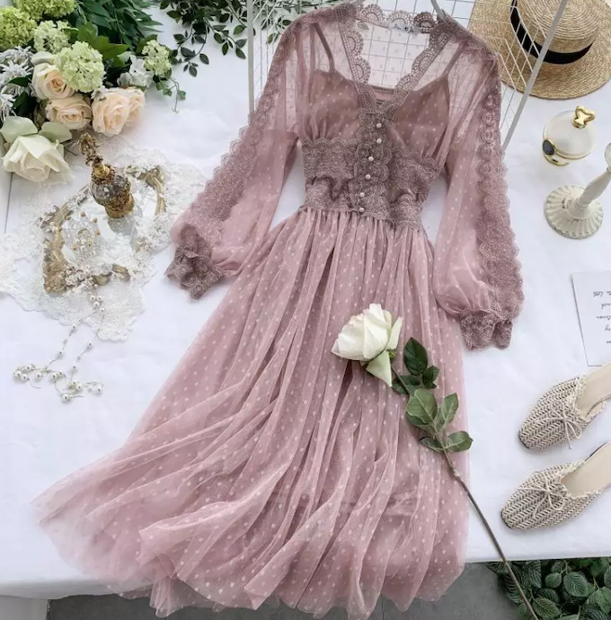 Midi Lace Dress