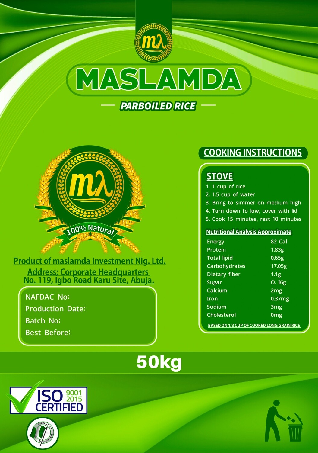 Maslamda Rice design