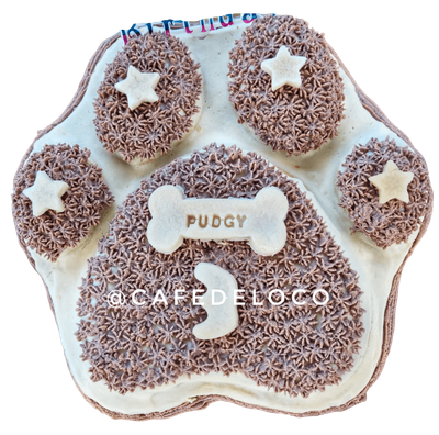 Design Your Own Pet Cake - Paw shape