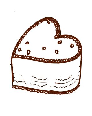Design Your Own Pet Cake - Heart shape