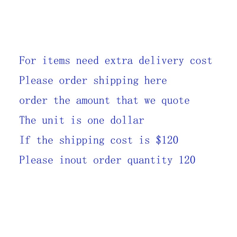 SHIPPING ORDER