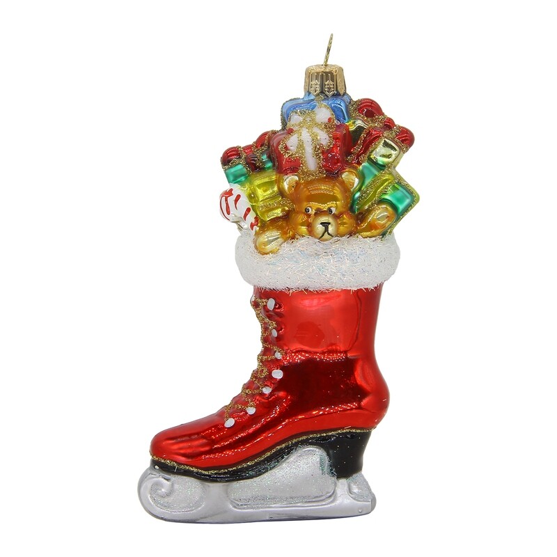 CDL Bear Presents Christmas Holiday Ornament F88