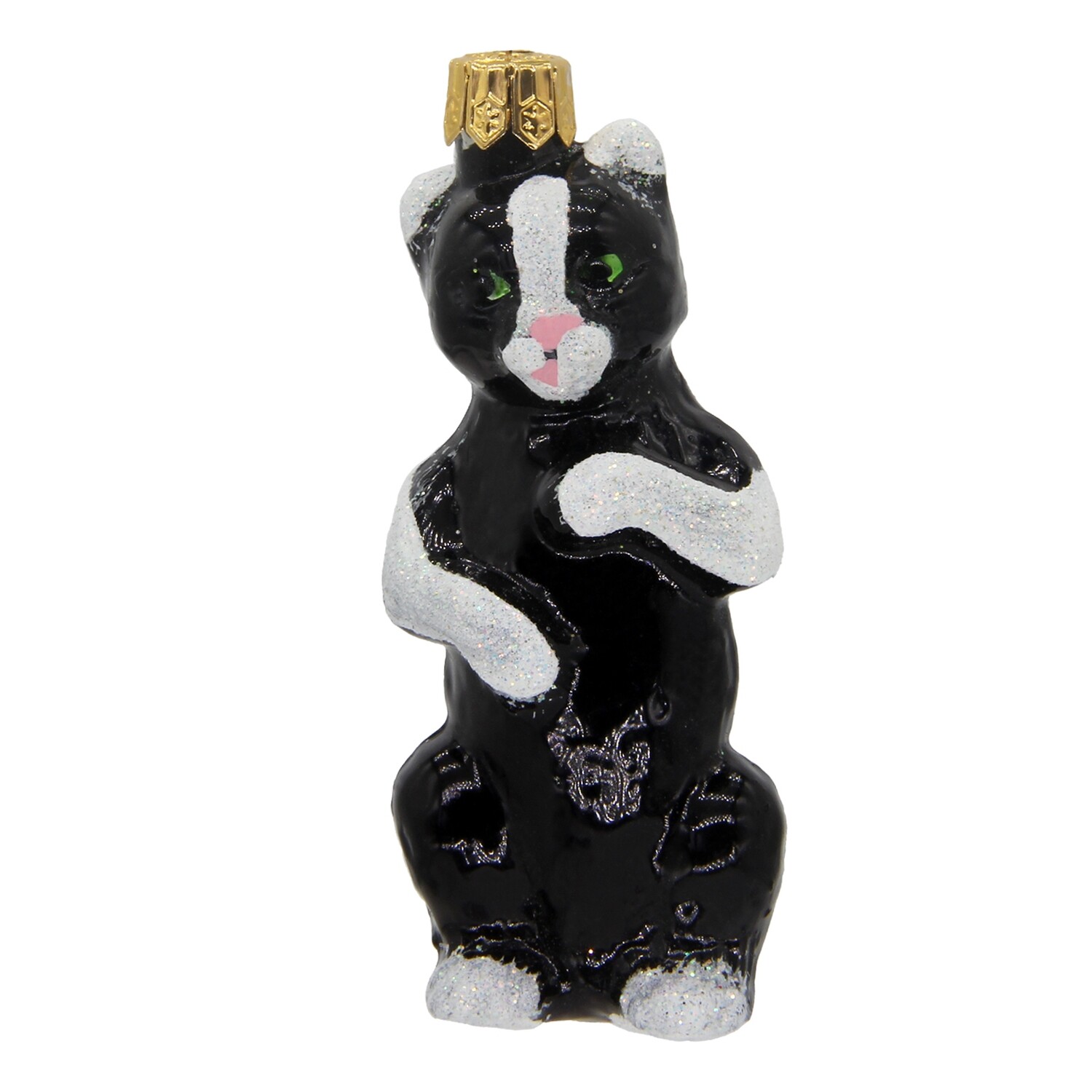 CDL Adorable Black Cat Christmas Tree Ornament G13