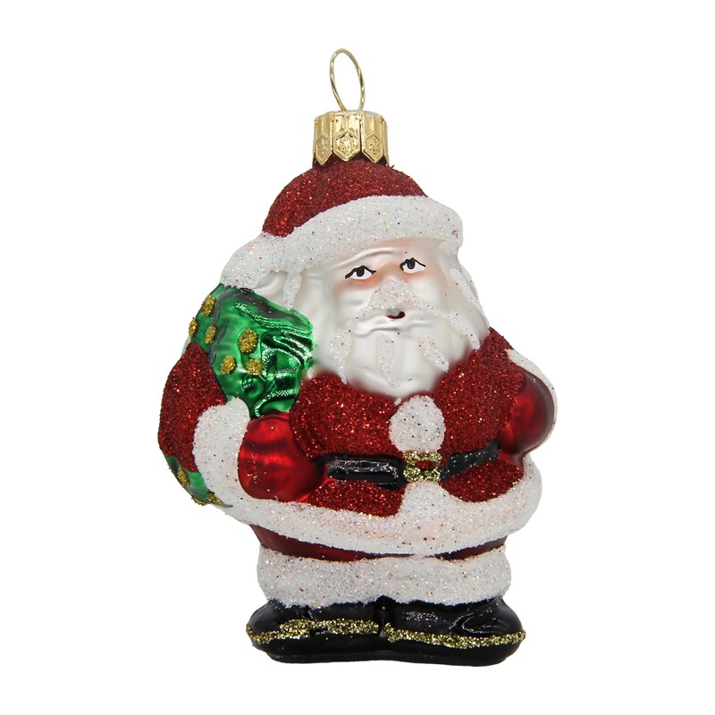 CDL Santa With Wreath Ornament G83