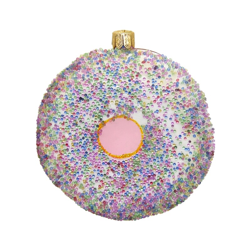 CDL Pink Doughnut Christmas Ornament G44