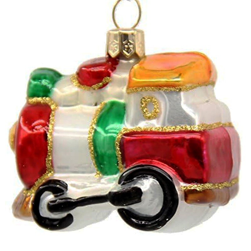 CDL Train Glass Blown Christmas Tree Ornaments  G90