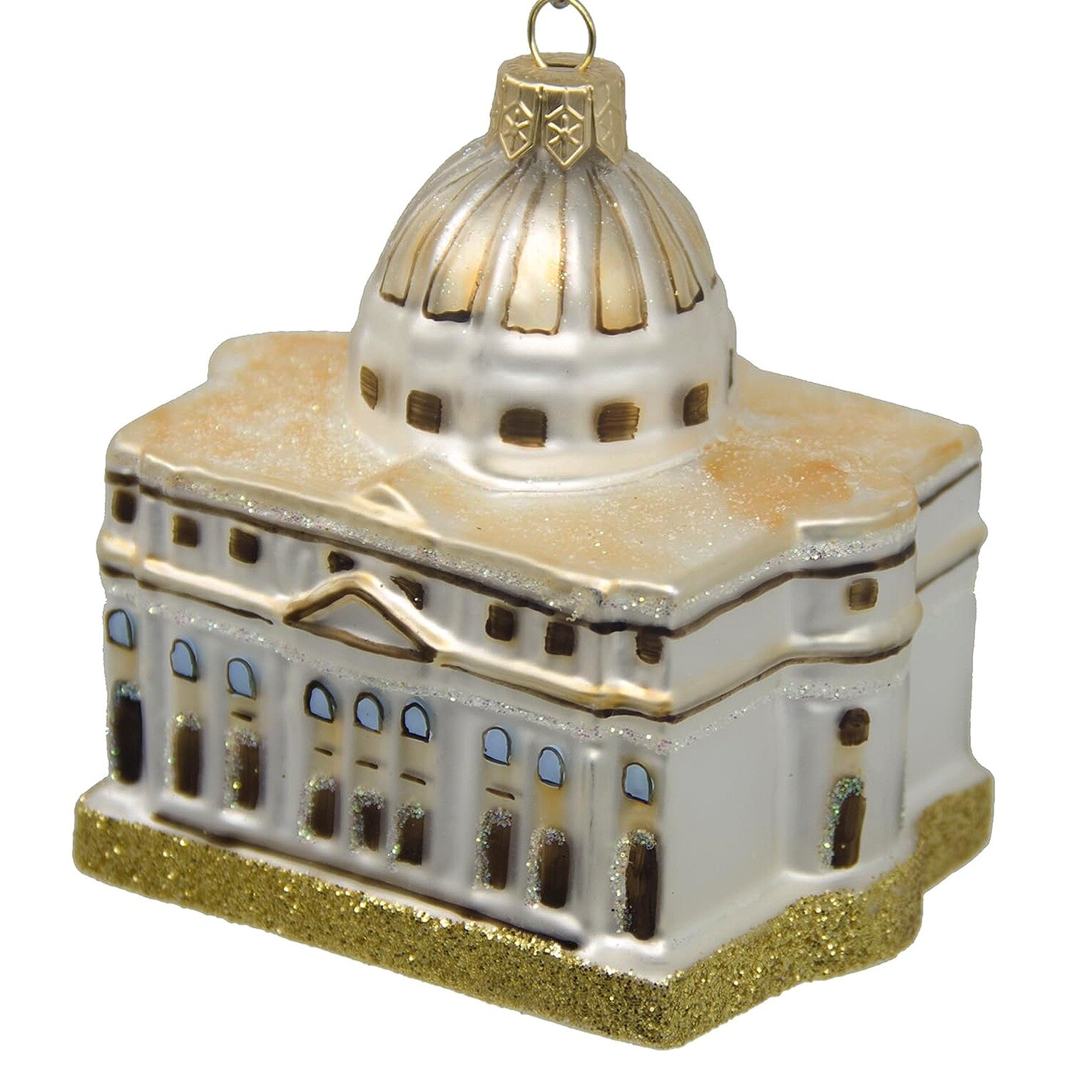CDL Saint Peter&#39;s Basilica Vatican Souvenir Building Glass Blown Ornaments G50