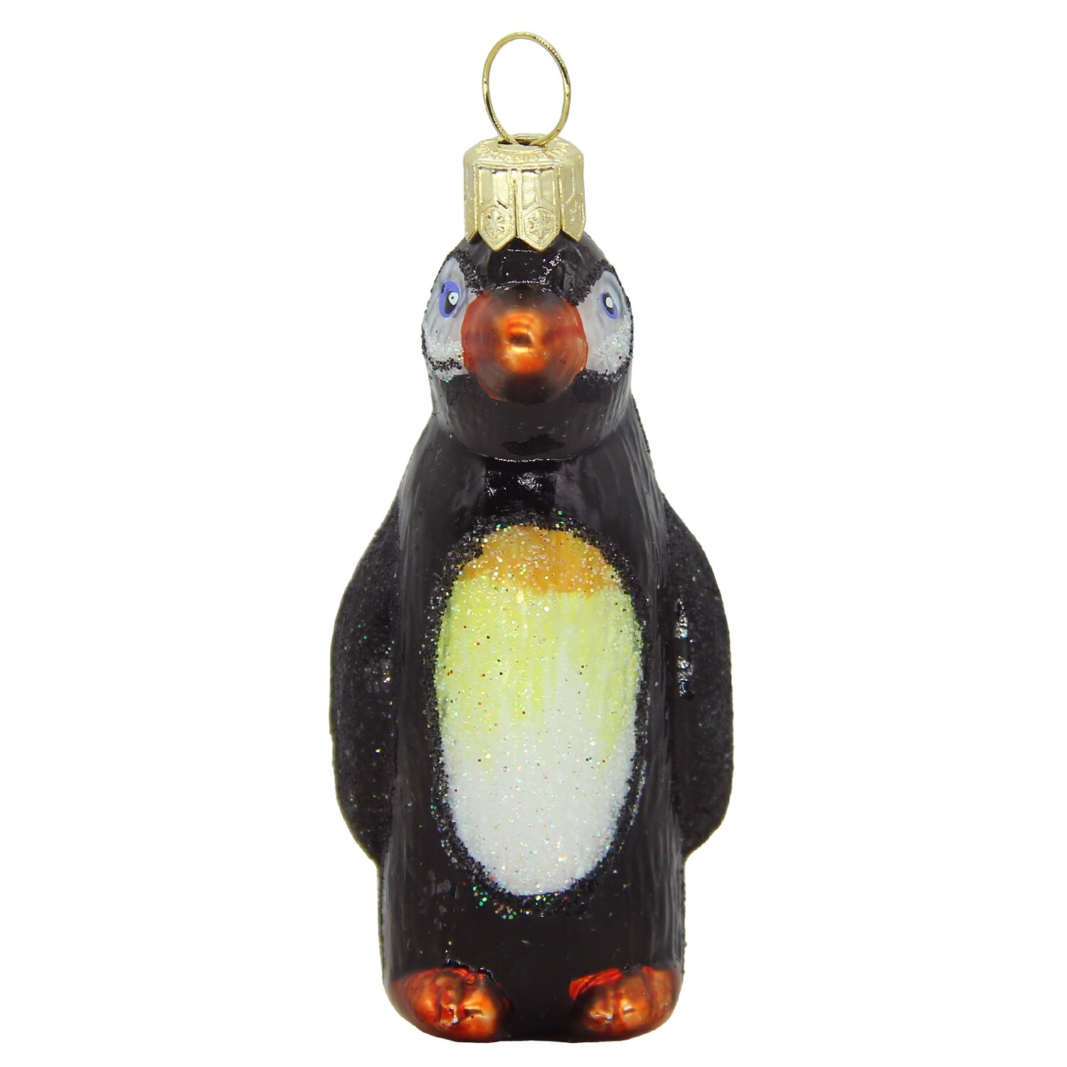 CDL Glass Blown Christmas Penguin Ornament G38