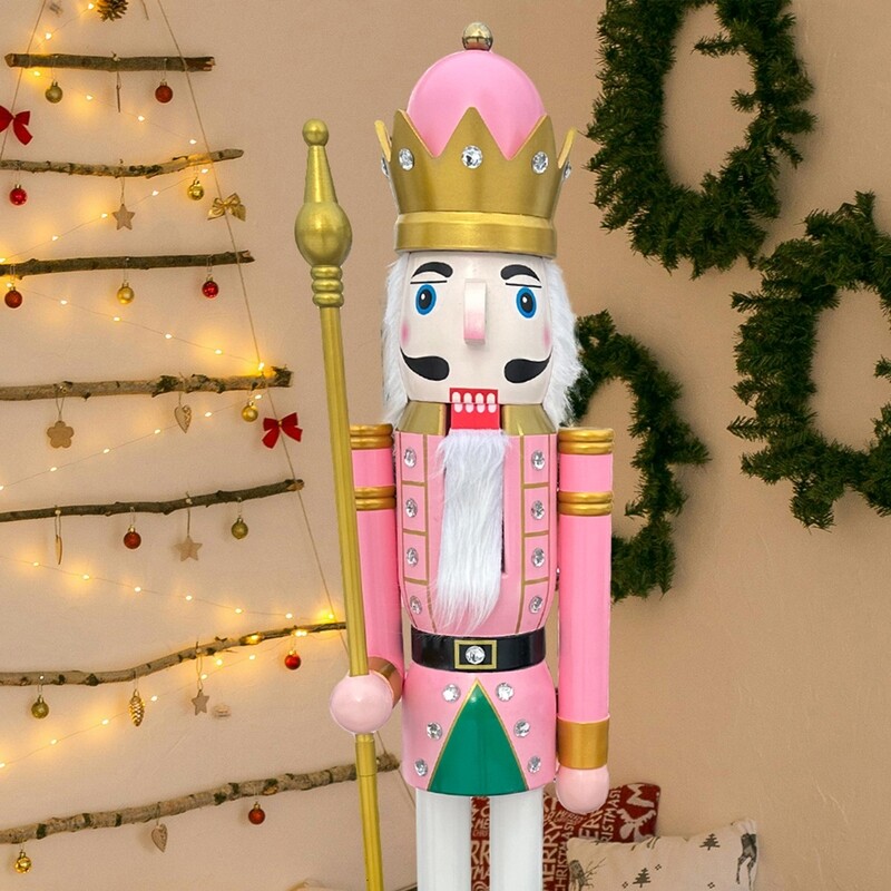 Pastel pink nutcracker King K16