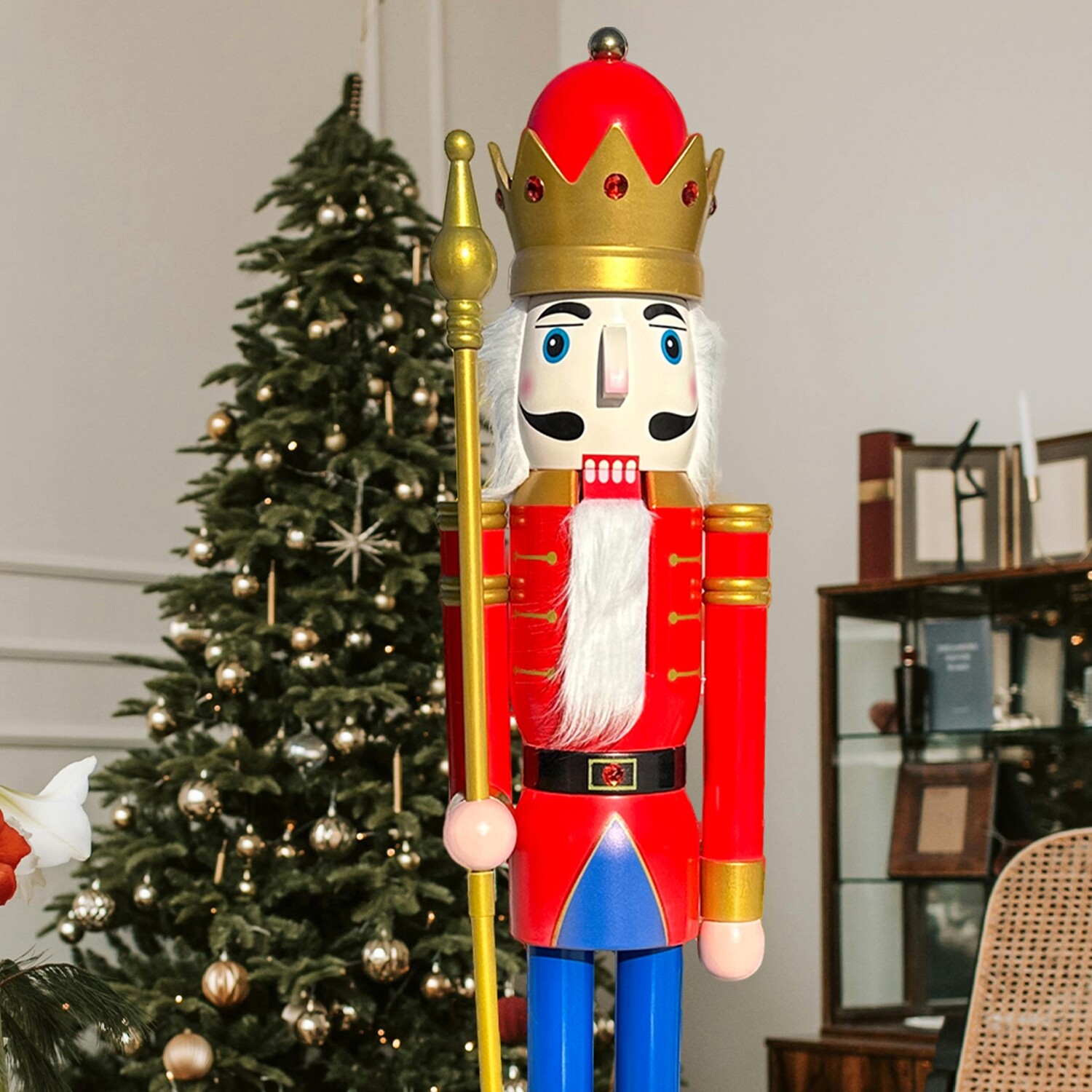 Red and Blue Nutcracker King K08