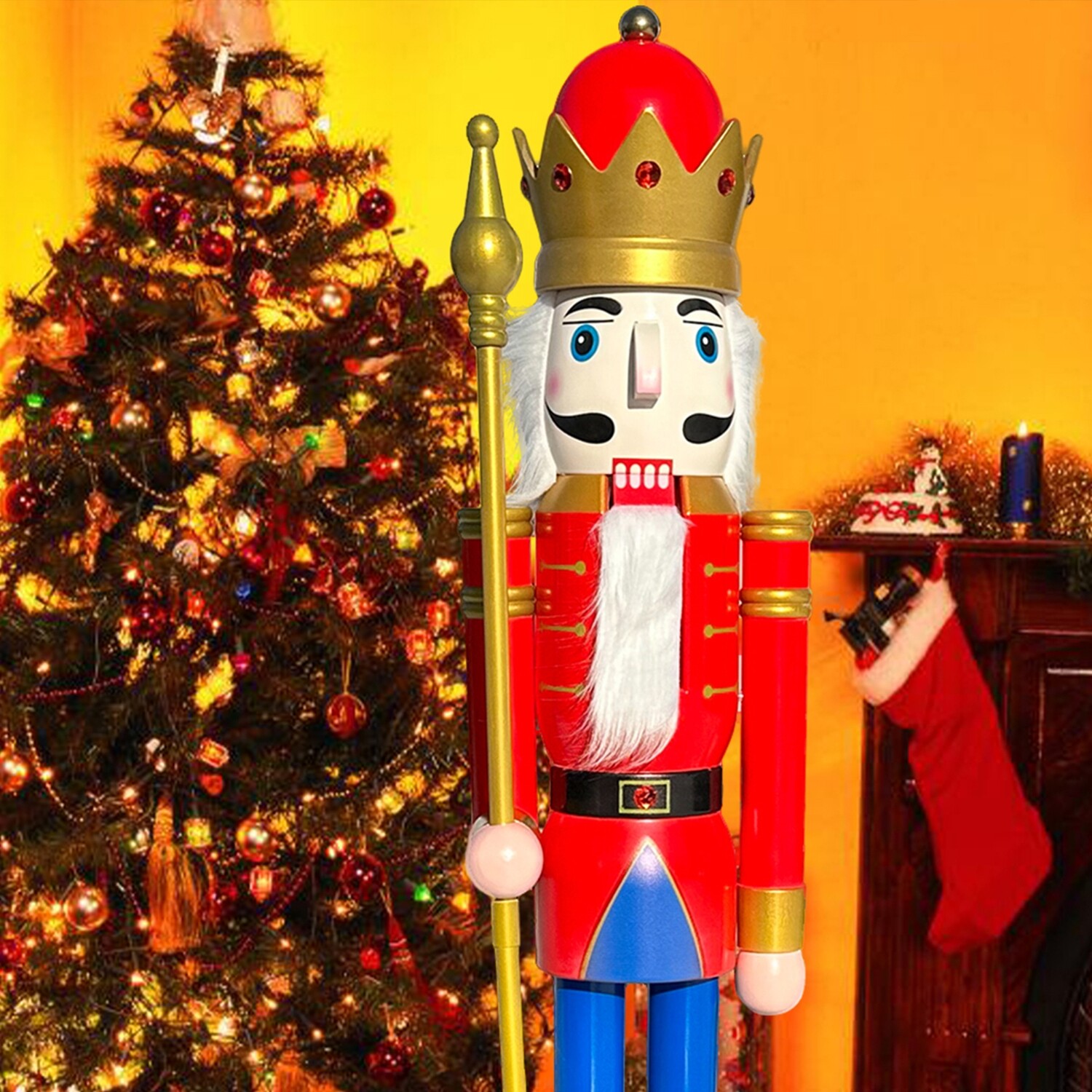 Red and Blue Nutcracker King K08