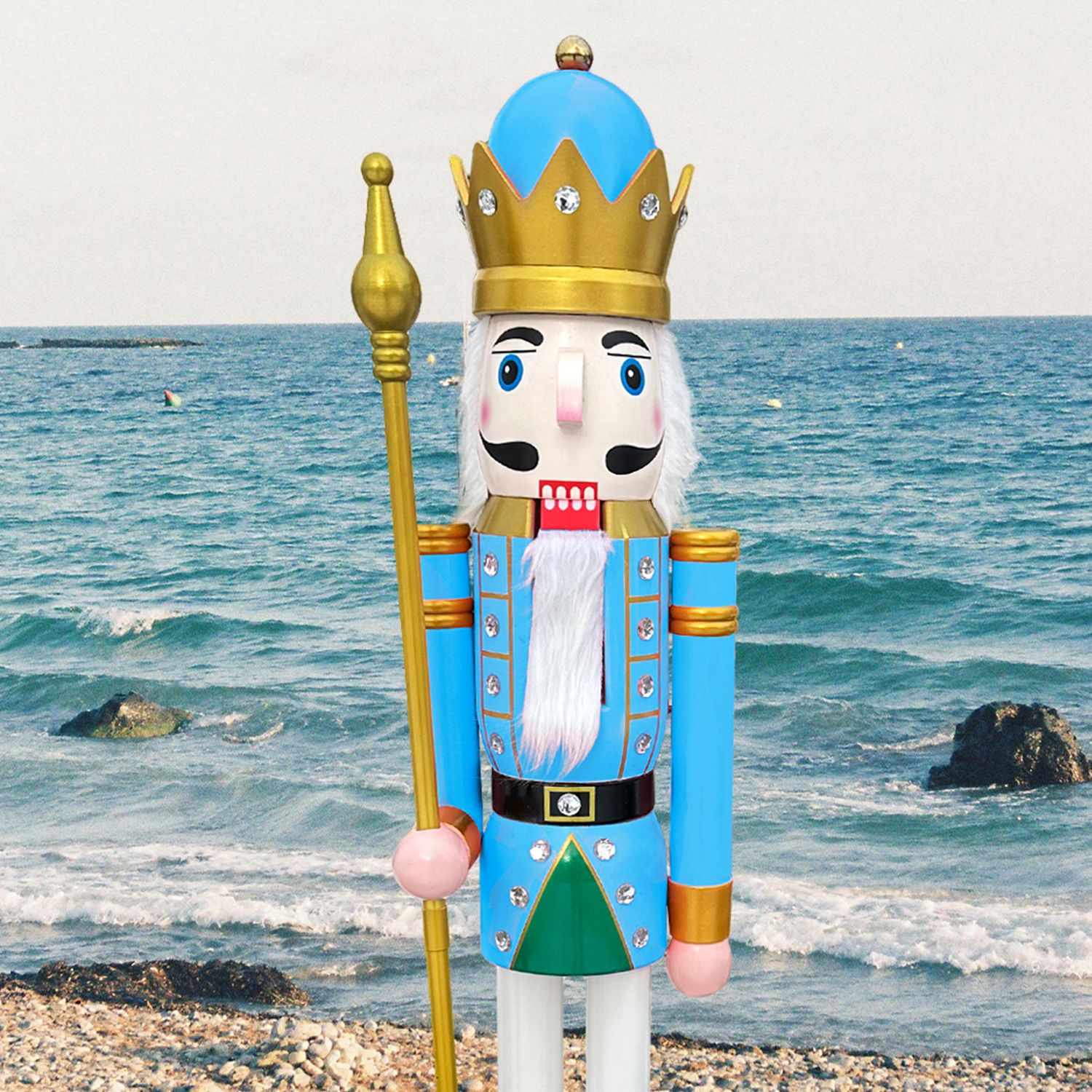 Pastel Blue nutcracker King K17