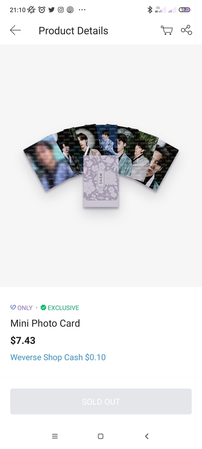 BTS Dalmajung Merch
