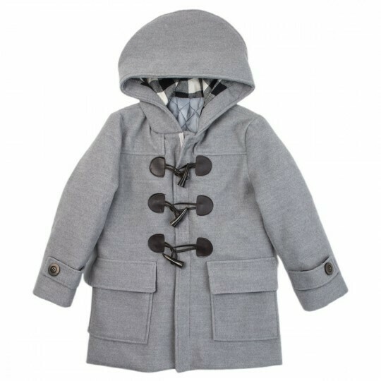 Casaca niño gris