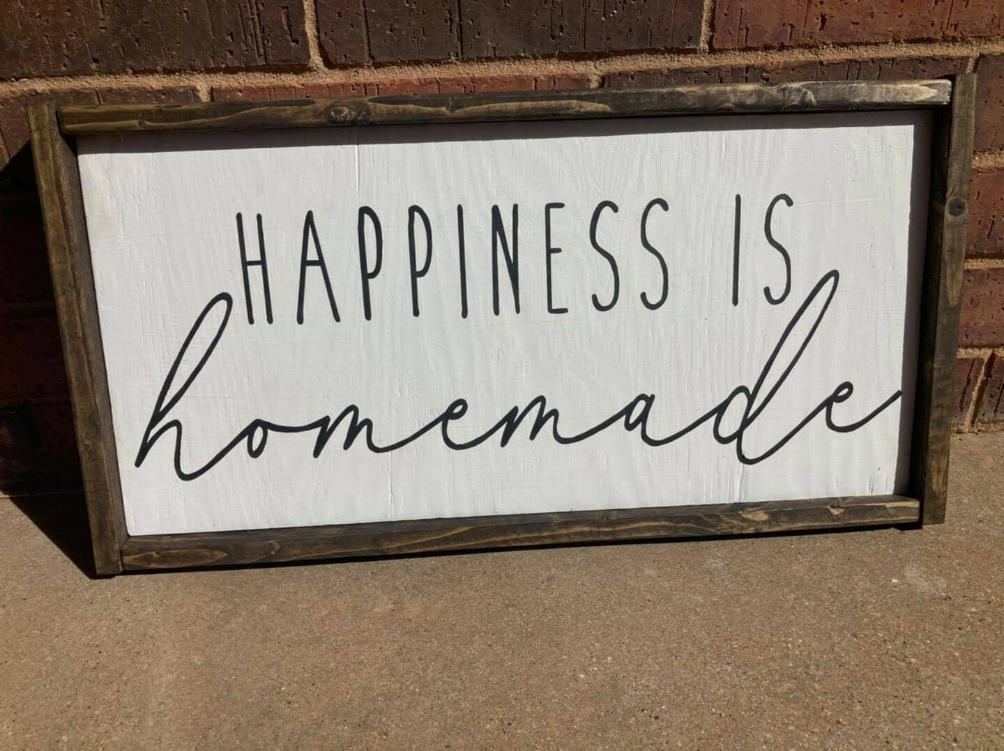 Happiness is homemade