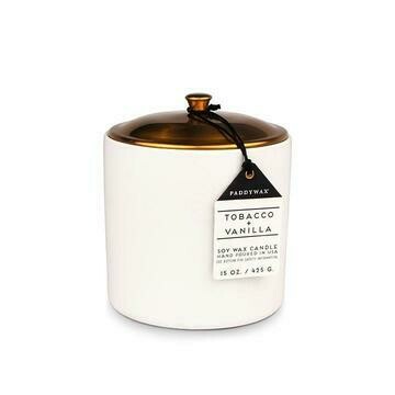 Paddywax Hygge Candle 5oz, Fragrance: Tobacco + Vanilla