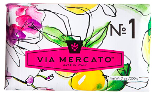 Via Mercato Bar Soap , Fragrance: Bergamot &amp; Patchouli