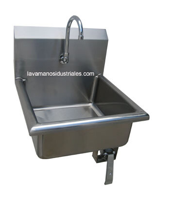 Lavamanos con Pedal de Rodilla Sencilla.