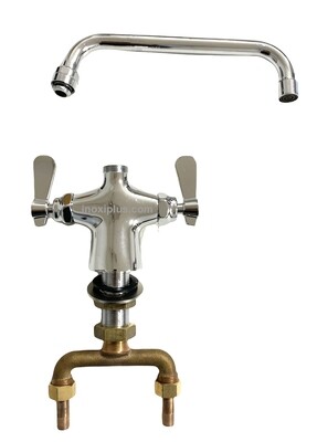 Grifo Monomando a Piso Grifo 10", Agua Fria y Caliente