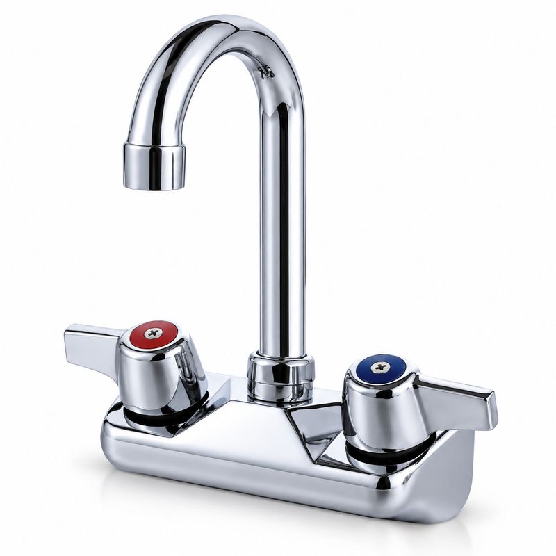 Llave Mezcladora a Muro 4".