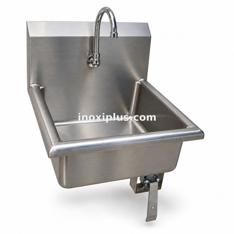 Lavamanos con Pedal de Rodilla Sencilla.