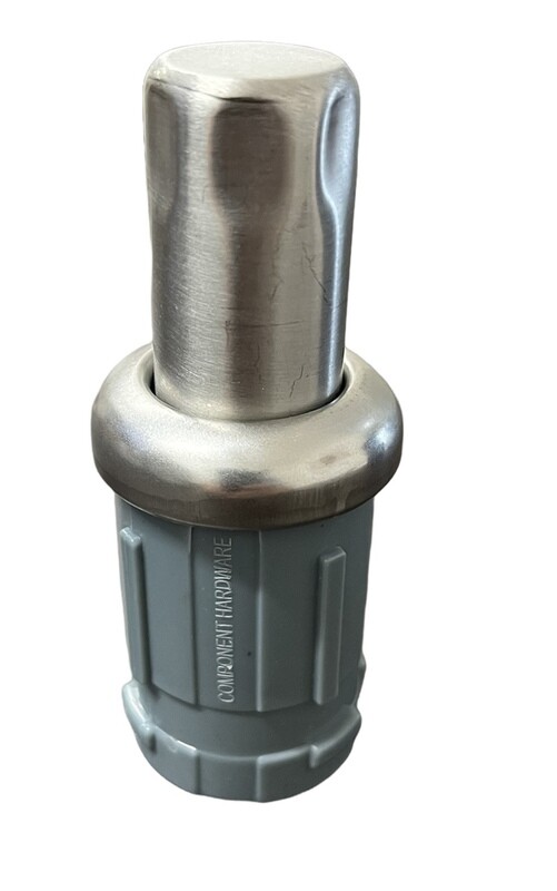 Tornillo Regatón Nivelador Acero Inoxidable y  Plástico 1 5/8"