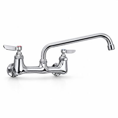Mezcladora Uso Industrial Para montar en Respaldo con Grifo de 12"