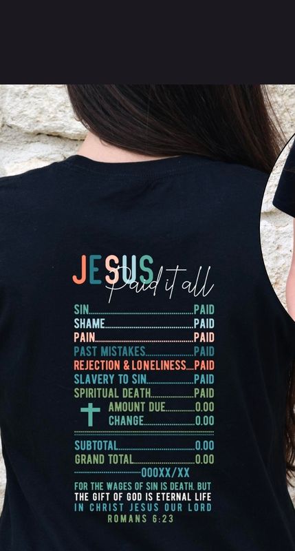 Jesus paid it all (list)