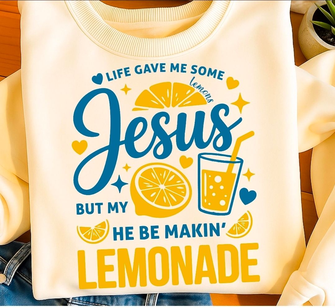 Jesus making lemonade Jesus making lemonade