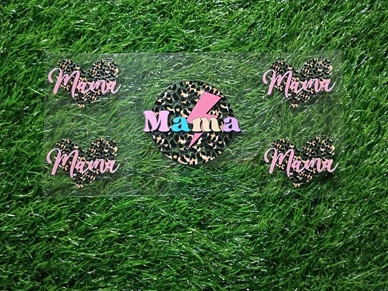 Pink mama cheetah print cup wrap Pink mama cheetah print cup wrap