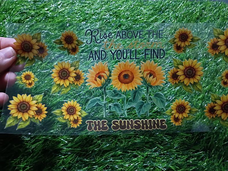 Rise above the storm sunflower cup wrap Rise above the storm sunflower cup wrap