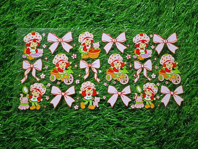 Strawberry shortcake cup wrap Strawberry shortcake cup wrap