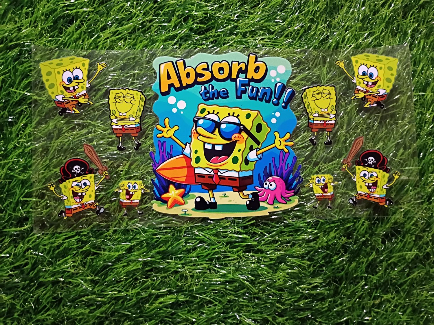 SpongeBob cup wrap