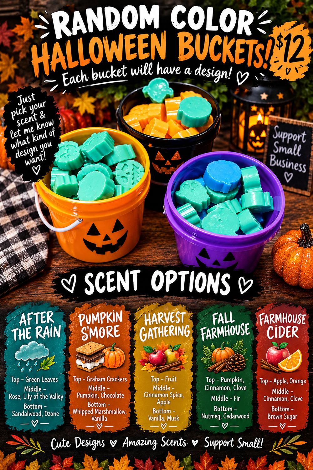 Halloween wax bucket Halloween wax bucket