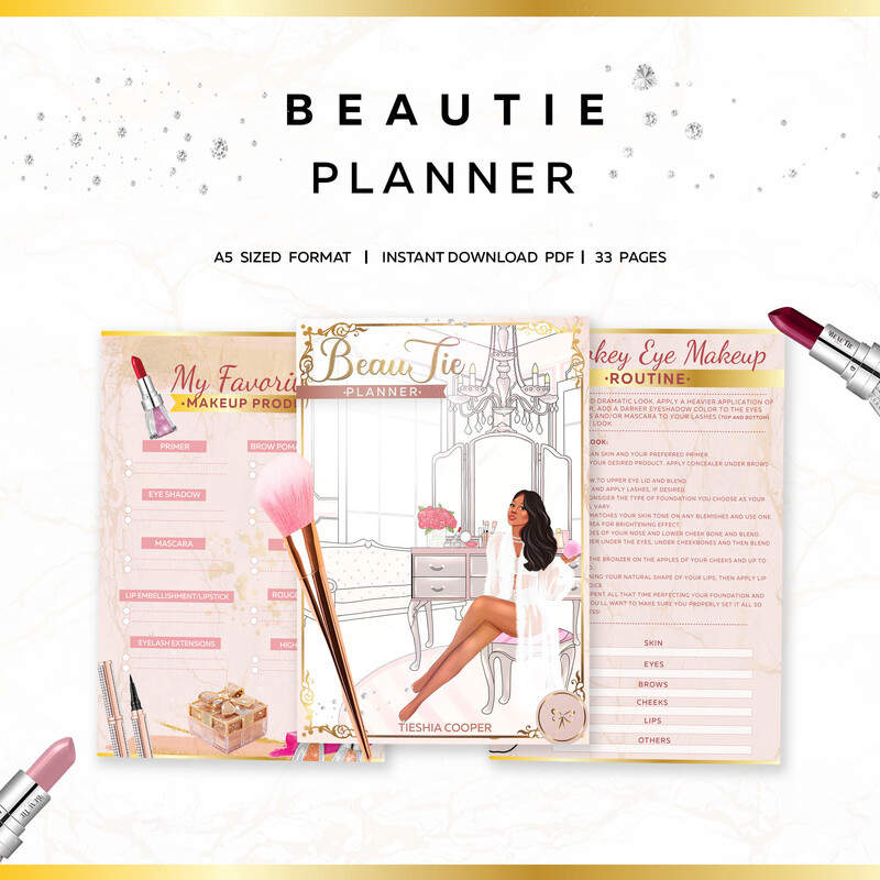 BeauTie’s Makeup &amp; Skincare Planner