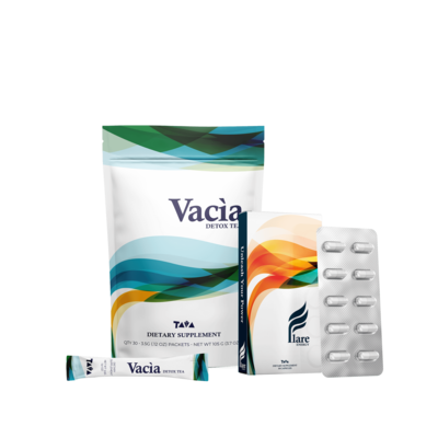 Vacia Detox Tea + Flare Energy