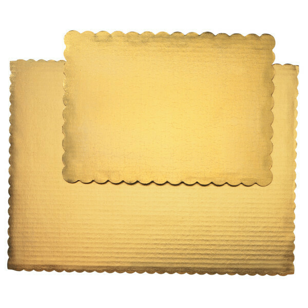 1\2 Sheet Gold Cake Board