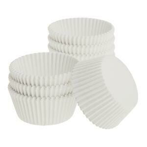 500 White Cupcake Liners