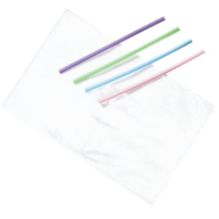 4&quot;x6&quot; Clear Bags with Twist Ties (Primary Colors)