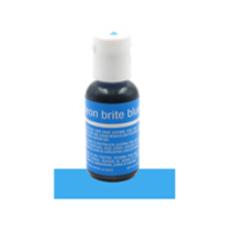 .75 OZ Neon Brite Blue Liqua-Gel Food Coloring