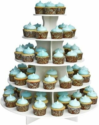 5 Tier Cupcake Stand with Case