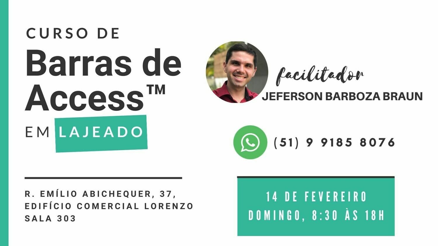 Curso de Barras de Access em Lajeado