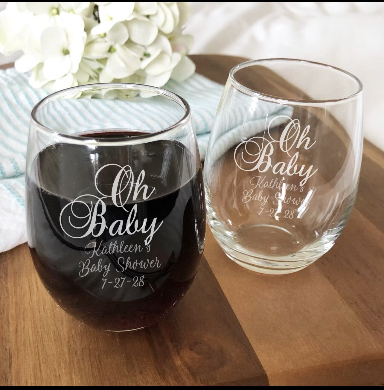 Wine Glass And Mug Vinyl Printing