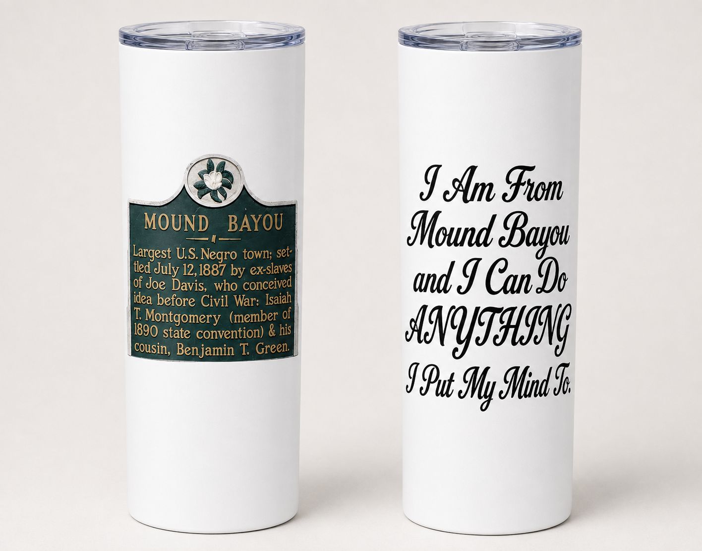 Mound Bayou Commemorate Tumbler