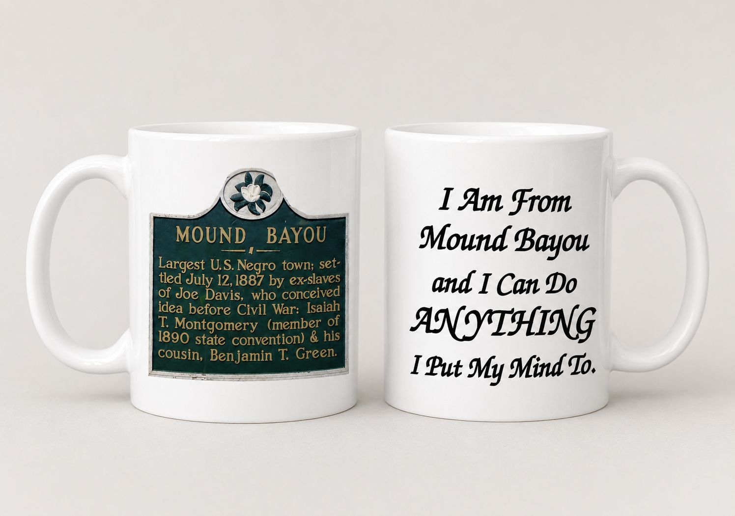 Mound Bayou Commemorative mug