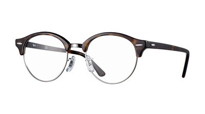 Ray Ban RX4246v Clubround Dark Havana Glasses Ray Ban RX4246v Clubround Dark Havana Glasses
