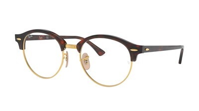Ray Ban RX4246v Clubround Red Havana Glasses Ray Ban RX4246v Clubround Red Havana Glasses