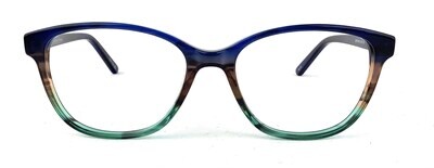 Zenith 95 Blue/Green Gradient Glasses